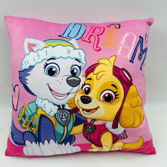 Nickelodeon Детска Декоративна Възглавница Розова 38x38см