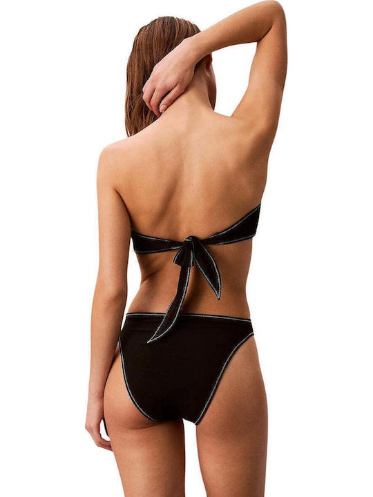 Strapless Bikini Top Black