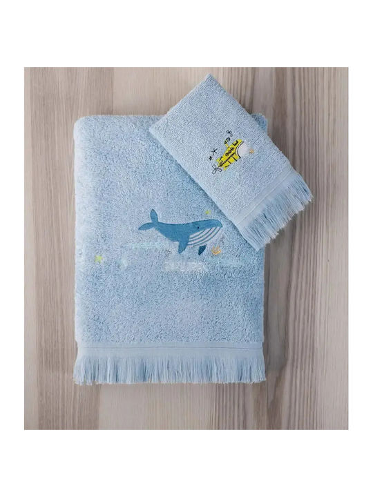 Nima Σετ Βρεφικές Πετσέτες 2τμχ Sea Adventure Βάρους 400gr/m² Nima Σετ Βρεφικές Πετσέτες 2τμχ Sea Adventure Βάρους 400gr/m²