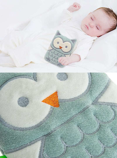 Baby Jem Κουκουβάγια Θερμοφόρα με Κουκούτσια Κερασιού Βεραμάν