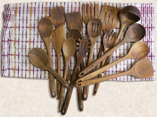 Zokura Spatel zum Kochen Hölzernes 35cm