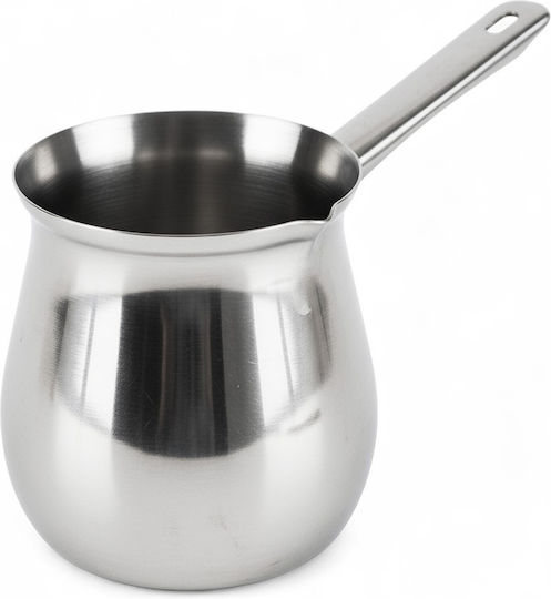 Orion Espressokocher Edelstahl Braun