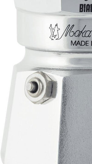 Bialetti Moka Express Espressokocher Für Den Herd 12 Tassen Silber
