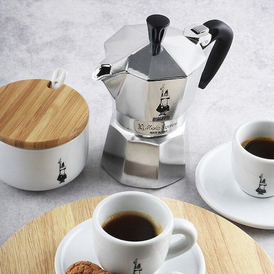 Bialetti Moka Express Espressokocher Für Den Herd 12 Tassen Silber