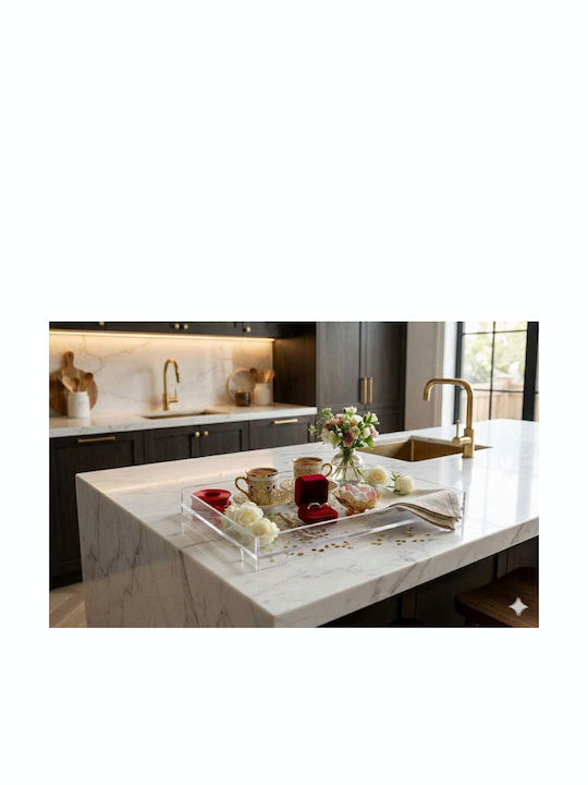 SteweHome Plastic Serving Tray 22x32x32cm