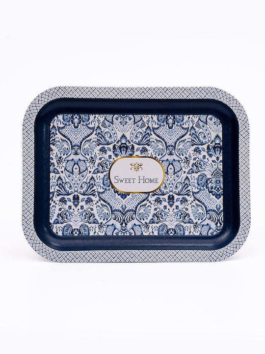 SteweHome Μεταλλικός Δίσκος Σερβιρίσματος 23x28cm