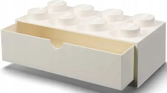 LEGO Children's Storage Box made of Plastic White 31.6x11.3x15.8cm 1pcs