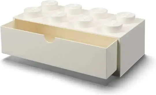 LEGO Children's Storage Box made of Plastic White 31.6x11.3x15.8cm 1pcs