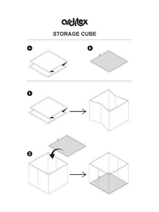 Disney Παιδικό Κουτί Αποθήκευσης από Ύφασμα Storage 31x31x31cm