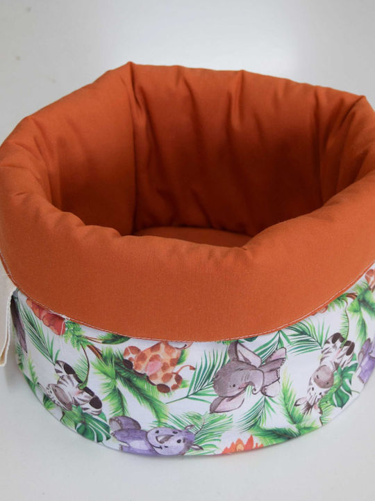 Decocraft Children's Storage Basket made of Fabric Green 25x20x15cm 1pcs