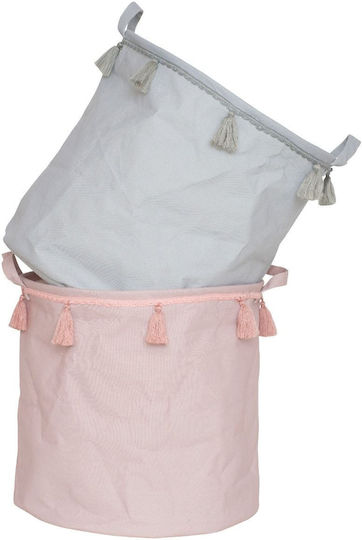 Jabadabado Cutie de Jucării pentru Copii din Țesătură Storage Gri 40x40cm 1buc
