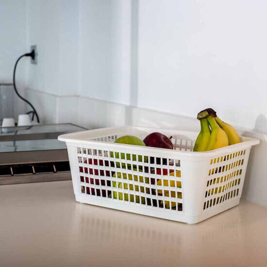 Coș Multifuncțional 38cm X 28cm X 15cm Alb Homestyle Mb 104151