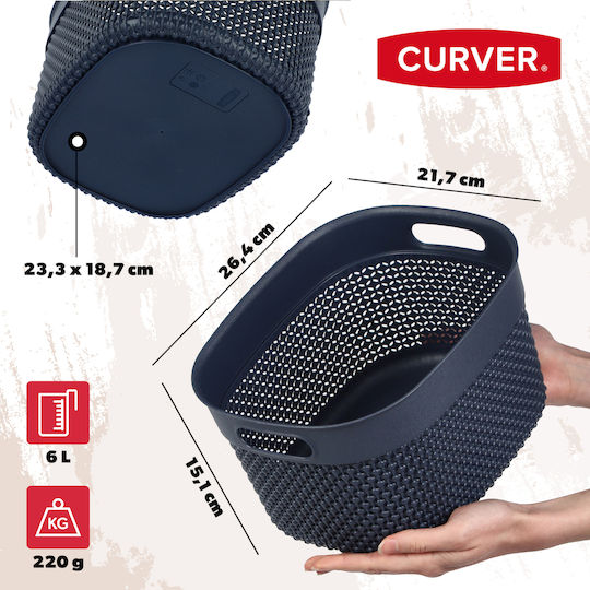 Grozs Filo S 6l 26,6x22x15cm Dunkelblau