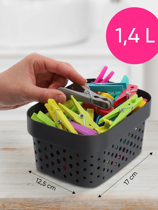 Kaste Infinity Reciclat 1.4l 12.5x8.3cm Gri Închis