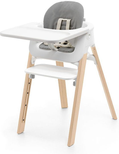 Stokke Κάθισμα για Καρεκλάκι Φαγητού Steps σε Γκρι Χρώμα