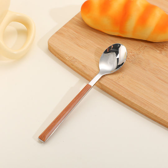 Linguriță Lingură Cafea / Ceai Inox Argintiu