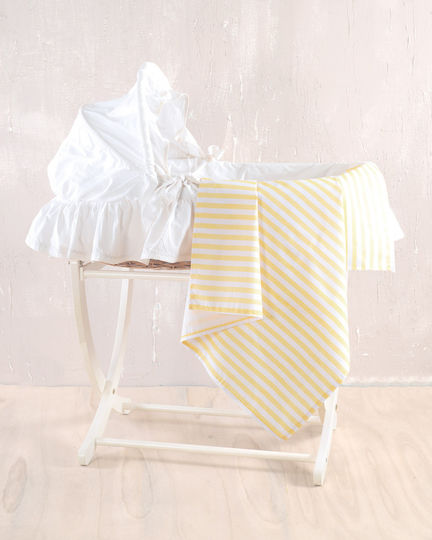 Rythmos Eloise Crib Bumper Standard Inside Yellow 43x200cm