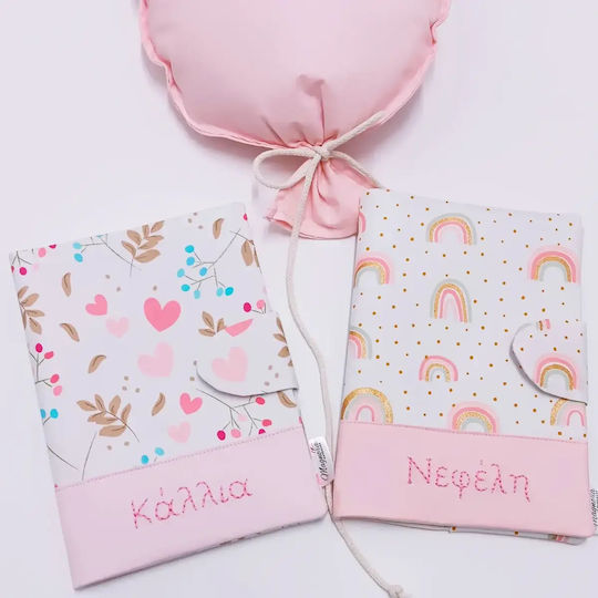 Magnolia Handmade Baby Health Book Case for Girl