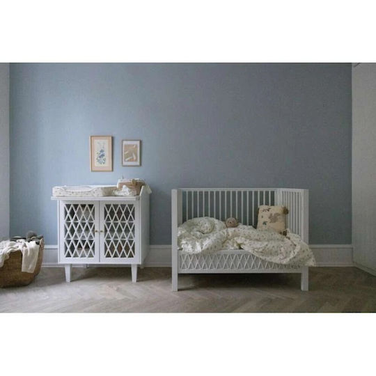 Cam Cam Copenhagen Wickelunterlage für Babys mit Bezug Blueberries aus Stoff Blueberries