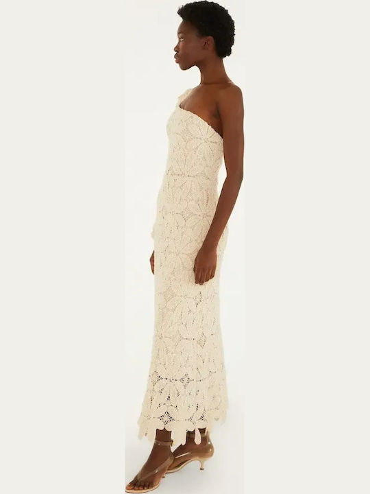 Лятна Maxi Рокля Off White