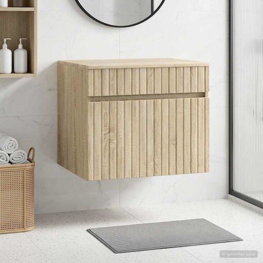 vidaXL Bathroom Cabinet 59x44.5x50cm Sonoma