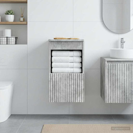 vidaXL Bathroom Cabinet 30x44.5x50cm Gray