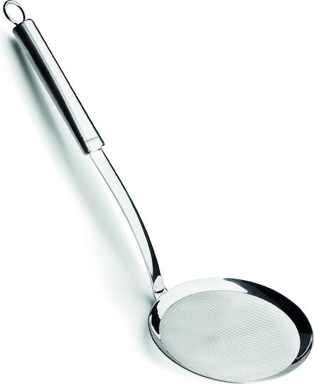 Ghidini Rostfreier Stahl Servierlöffel Spinnensieb Untiefe Silber 12cm