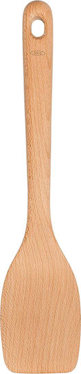 OXO Ρηχή Κουτάλα Κουζίνας Ξύλινη Μπεζ 35.56cm