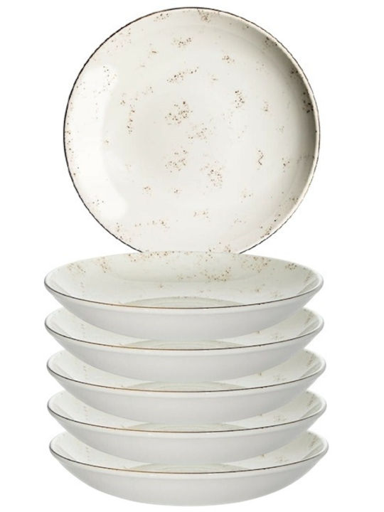 Bonna Grain Porcelain Salad Bowl White