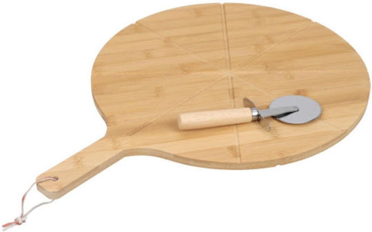 Excellent Houseware Сервираща платка за пица Дърво 2бр
