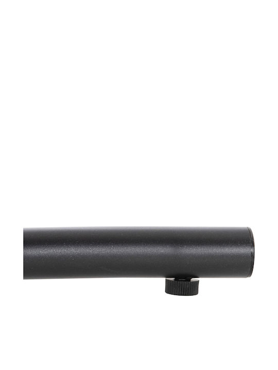 Hängende Garten & Veranda Schaukel mit Kissen Sessel Rattan Schwarz L120xB110xH190cm