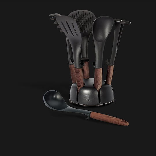 Berlinger Haus Σετ Εργαλείων Μαγειρικής με Βάση 7τμχ Καφέ Ebony Rosewood Collection