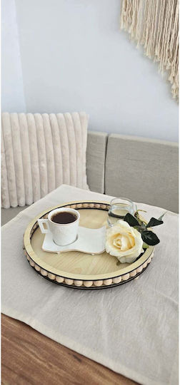 SteweHome Дървен Сервиращ Диск 12x25см