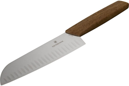 Victorinox Σετ Ανοξείδωτων Εργαλείων Μαγειρικής με Βάση 6τμχ Καφέ Swiss Modern