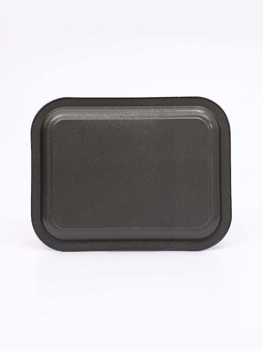 SteweHome Metallischer Serviertablett 23x28cm