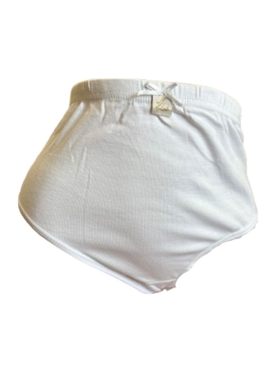 High Waist Women's Briefs 3Pack White