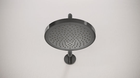 Nobili Runde Duschkopf 20cm Diamond Smoke PVD