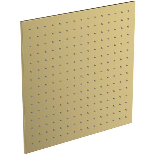 Ideal Standard Idealrain Square Showerhead 40x40cm Brushed Gold