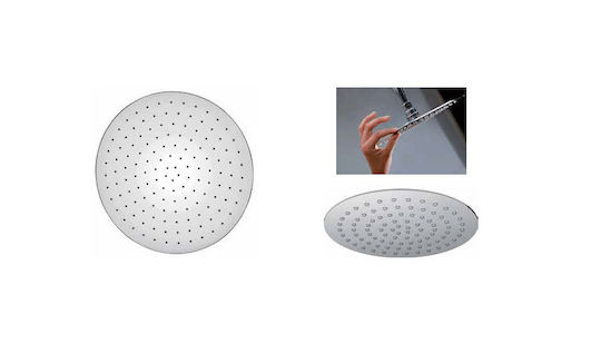 Cap de Duș Inoxidabil Clopoțel Paini 40x40cm Cod 1184 Inox Lucios