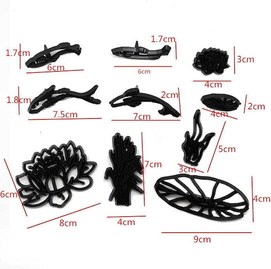 Decorațiuni Pentru Fursecuri Lotus Floare Pește Pește Pentru Pastă De Zahăr