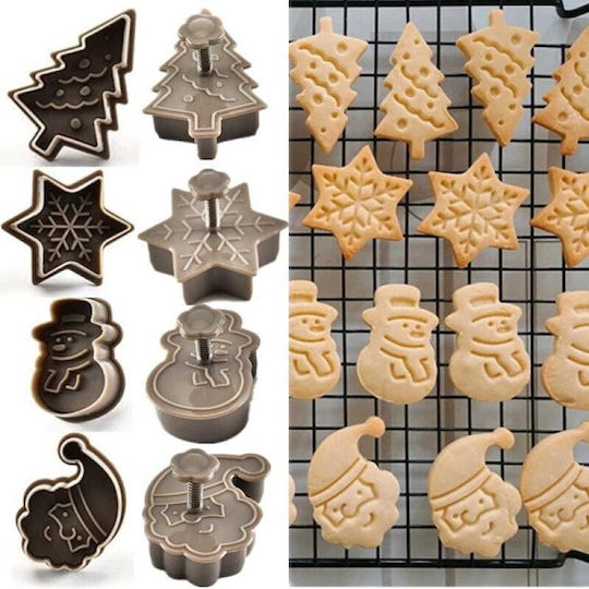 Weihnachts Thema Plätzchen Ausstecher Set 4 Stück