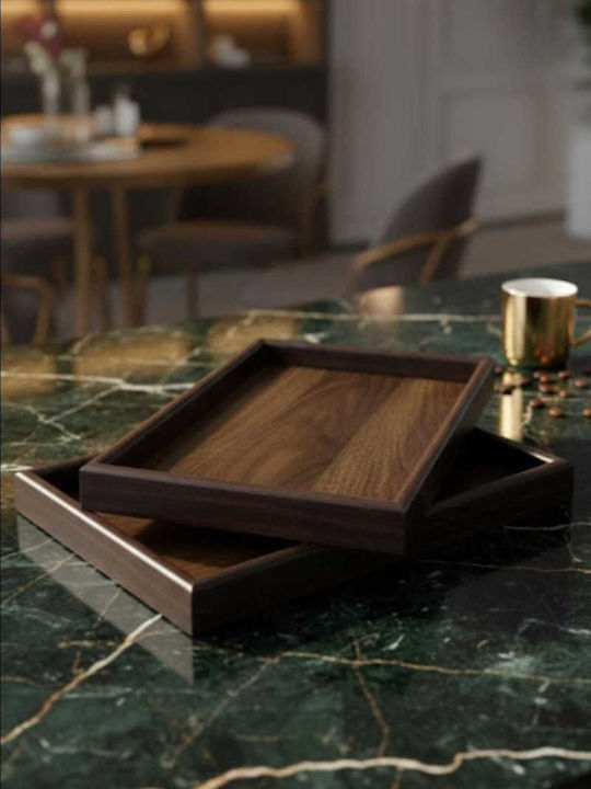 SteweHome Bamboo Δίσκος Σερβιρίσματος 25x35cm 2τμχ