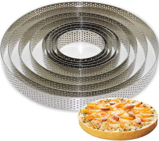 Perforated Tart Ring Mold Ø20 Cm