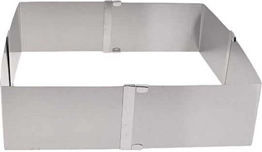 Adjustable High Edge 8cm Rectangular 15x15/28x28cm Baking Pan Mold