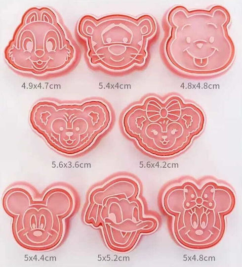 Disney Minnie Mickey Stempel Ausstecher 8 Stück