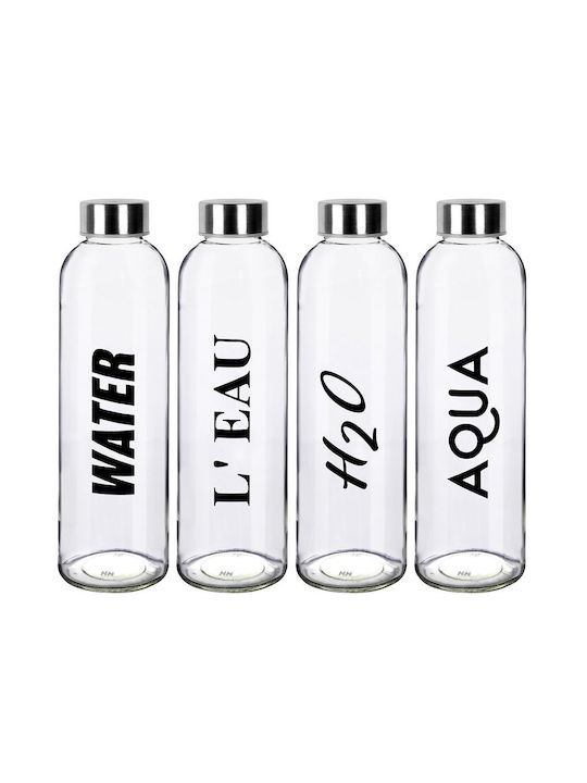 Excellent Houseware Bottiglia Grătare comerciale Sticlă con tappo a vite Gri 750ml