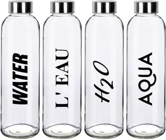 Excellent Houseware Bottiglia Grătare comerciale Sticlă con tappo a vite Gri 750ml