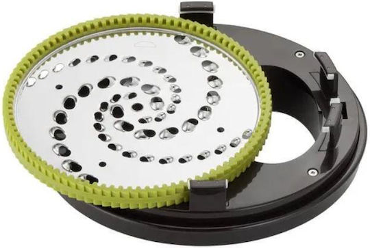 Tefal Mini Chopper K1390114 1.2l Bowl 2 Stainless Steel Discs Secure Lock Black Green