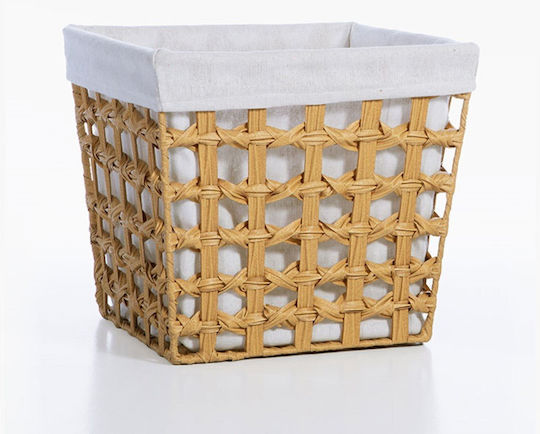 Nef-Nef Homeware Декоративна Кошница Слама Кафява 27x27x25см