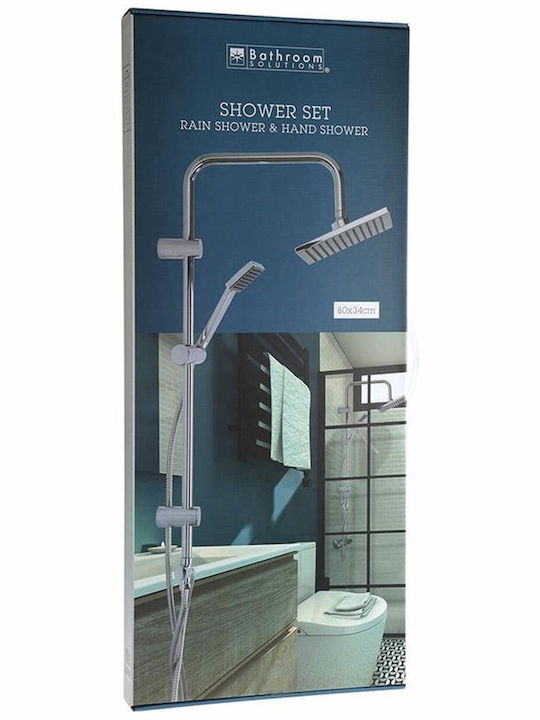 Shower Column without Mixer Gray Shower Column without Mixer Gray